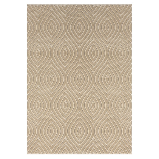 8' x 10' Beige Trellis Area Rug