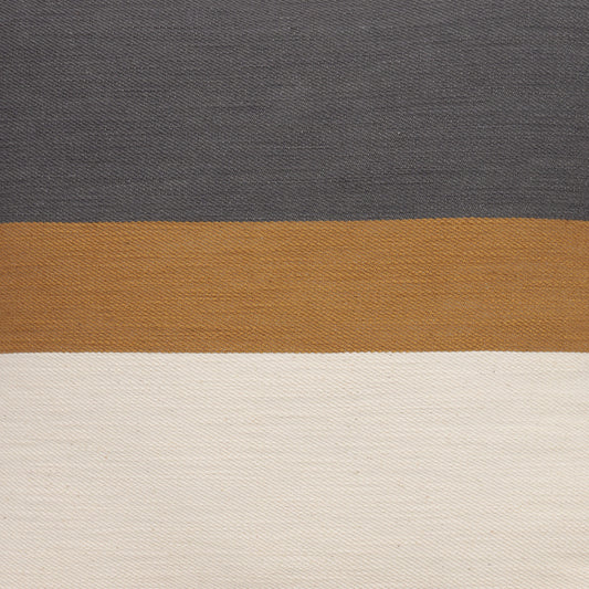 24" X 24" Brown Cotton Zippered Pillow