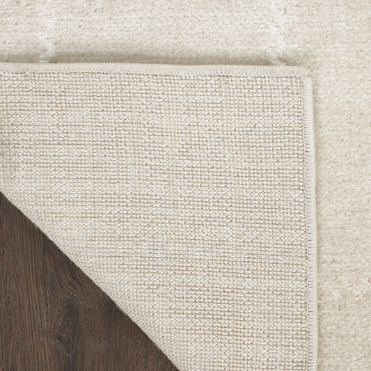 4' x 6' Cream Geometric Area Rug