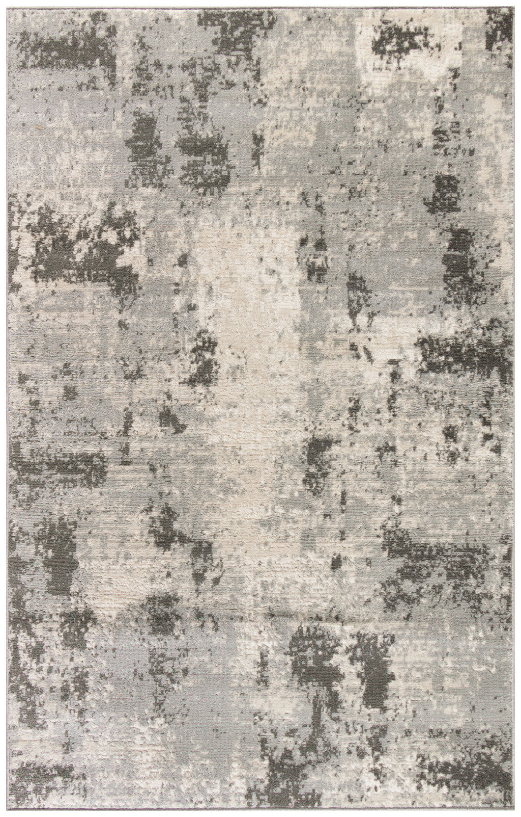 4' x 6' Cream Abstract Area Rug