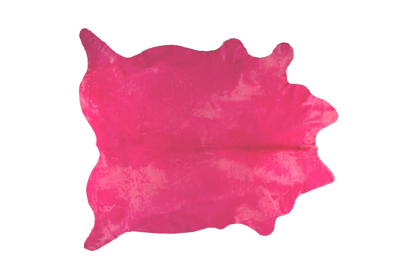 5' x 7' Pink Cowhide Hand Knotted Area Rug