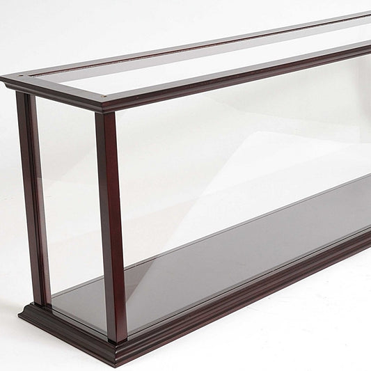 39" Dark Brown Glass Standard Display Stand