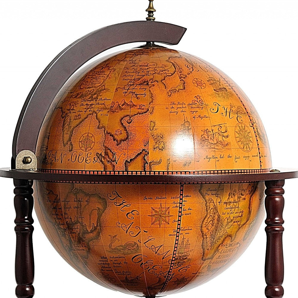 22" X 22" X 37" Globe Drink Cabinet