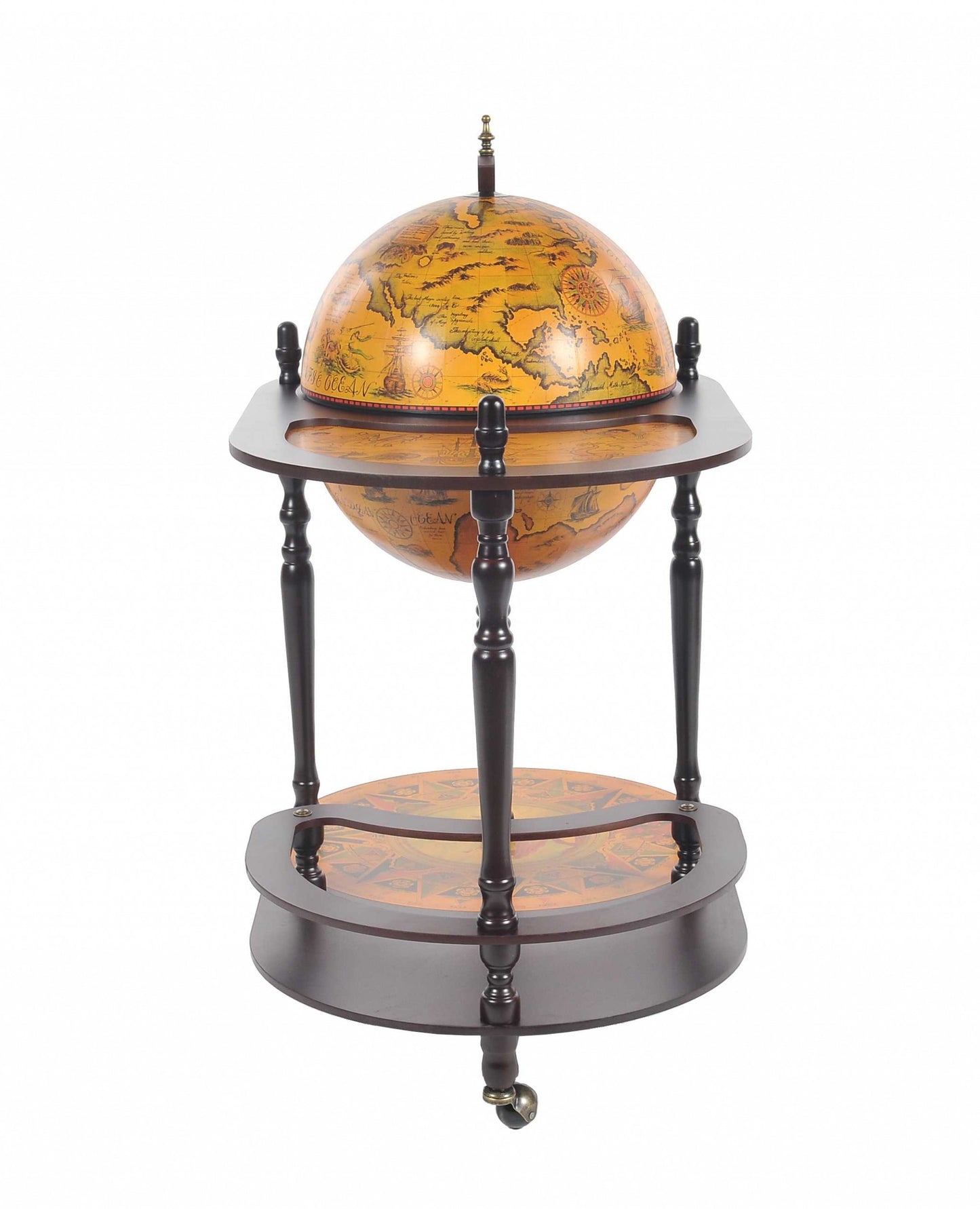 20" X 32" X 36" Red Globe Drink Trolley