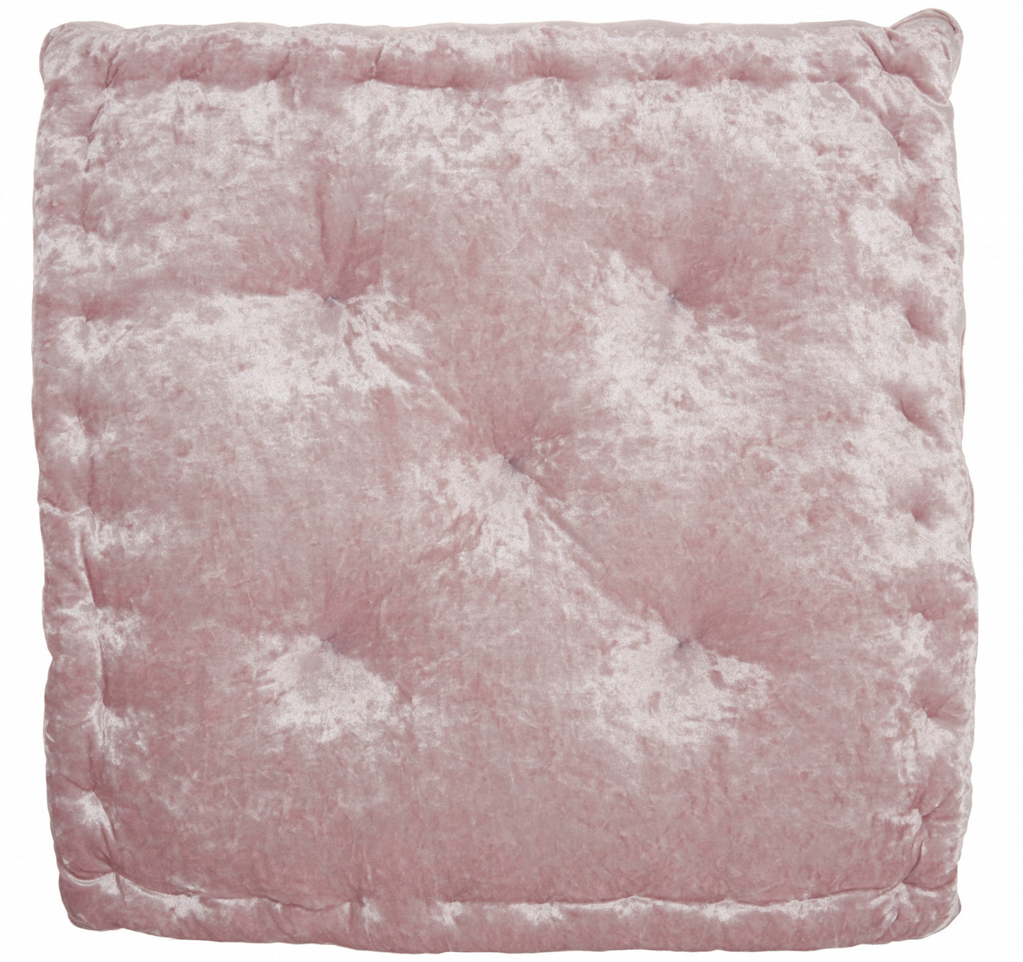 24" X 24" Rose Polyester Solid Color Floor Cushion