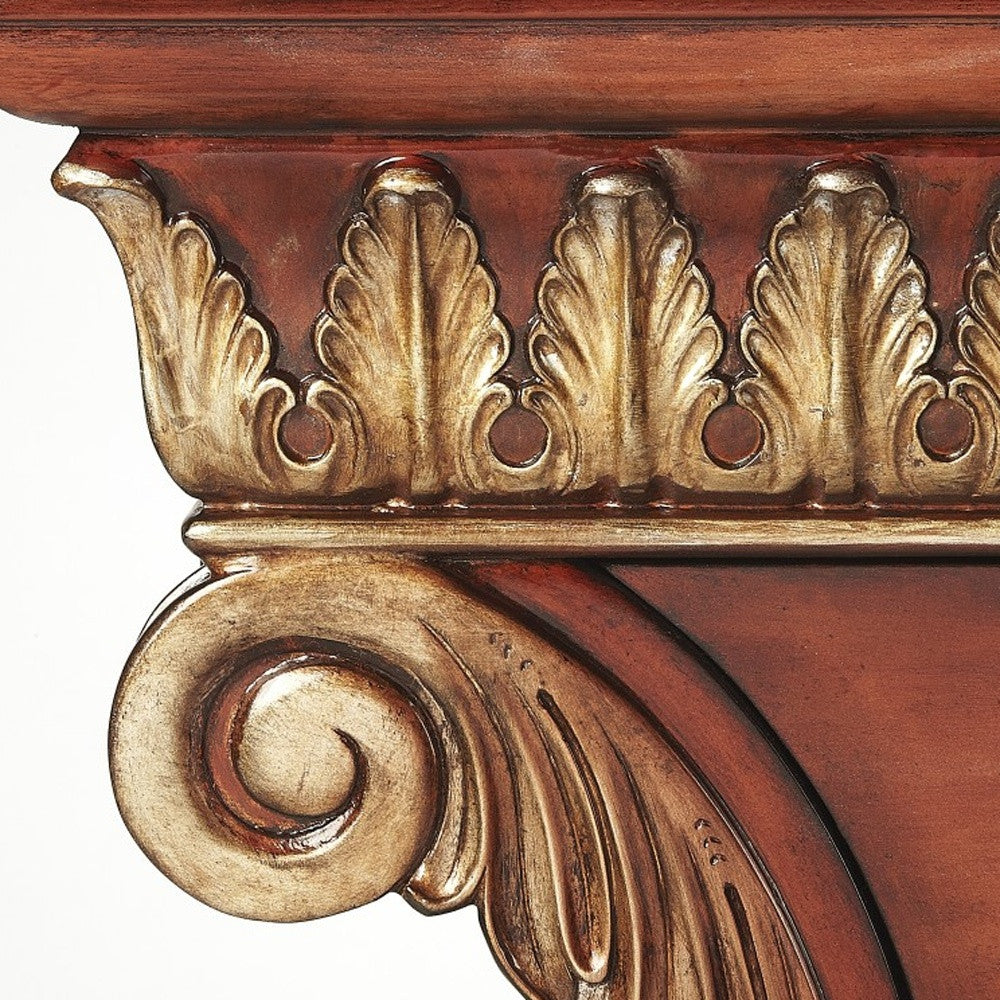 Traditional Style Carved Desk