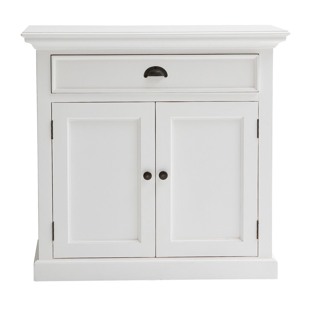 Modern Farmhouse White Accent Cabinet