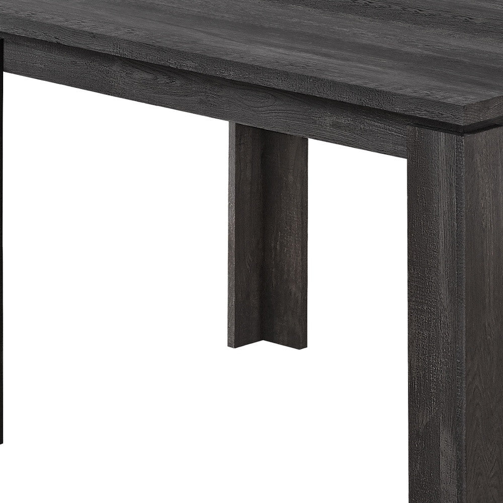 47" Black Dining Table