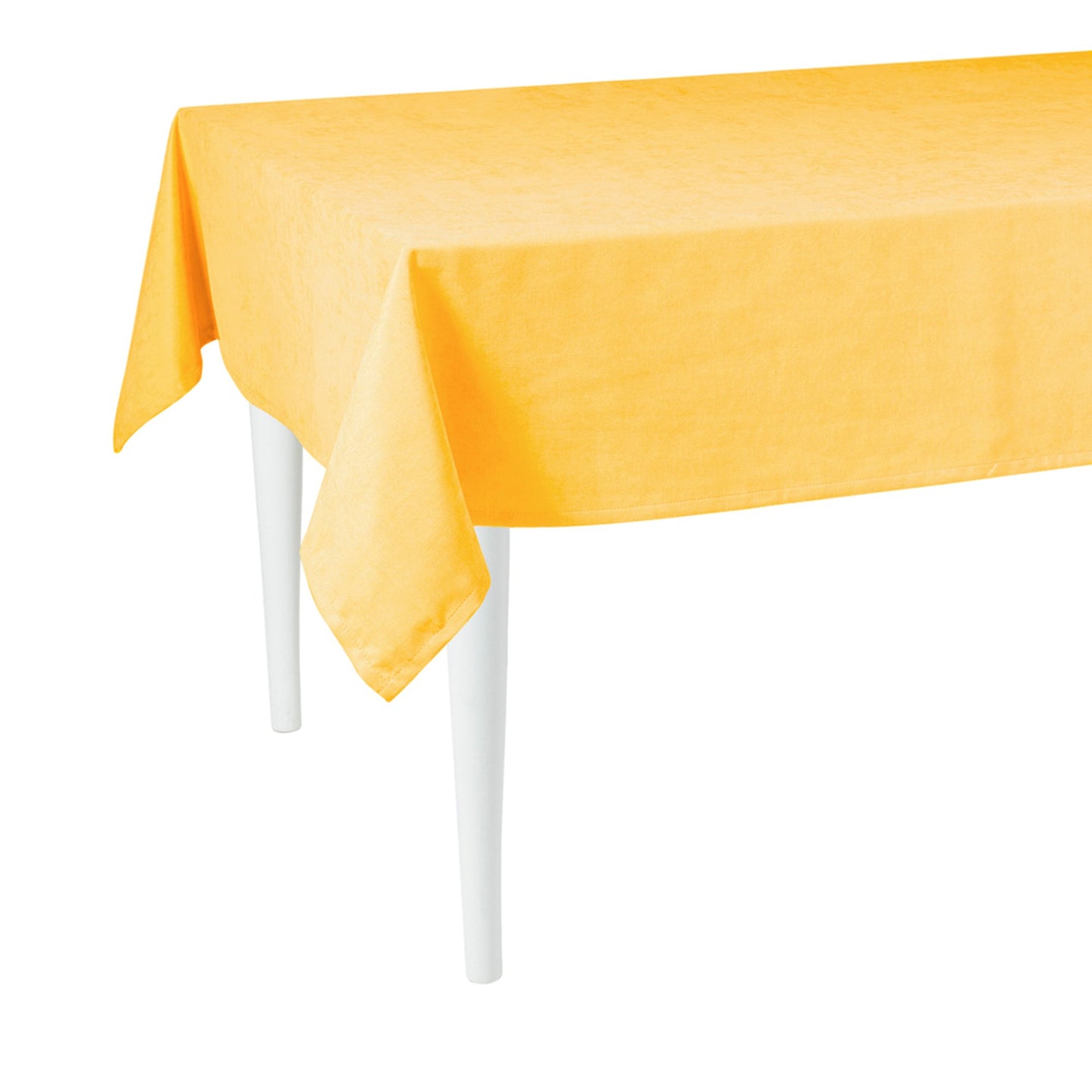 104" Merry Christmas Rectangle Tablecloth In  Yellow