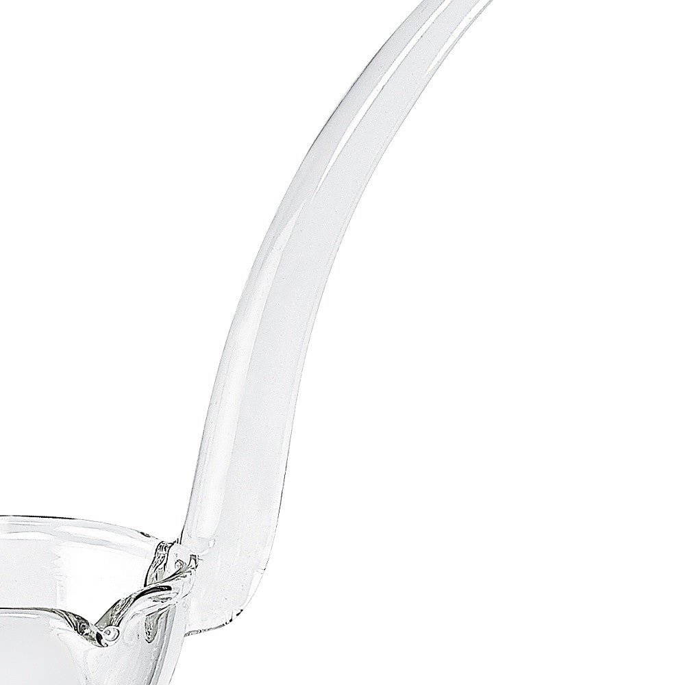 6" Mouth Blown Crystal Gravy Ladle