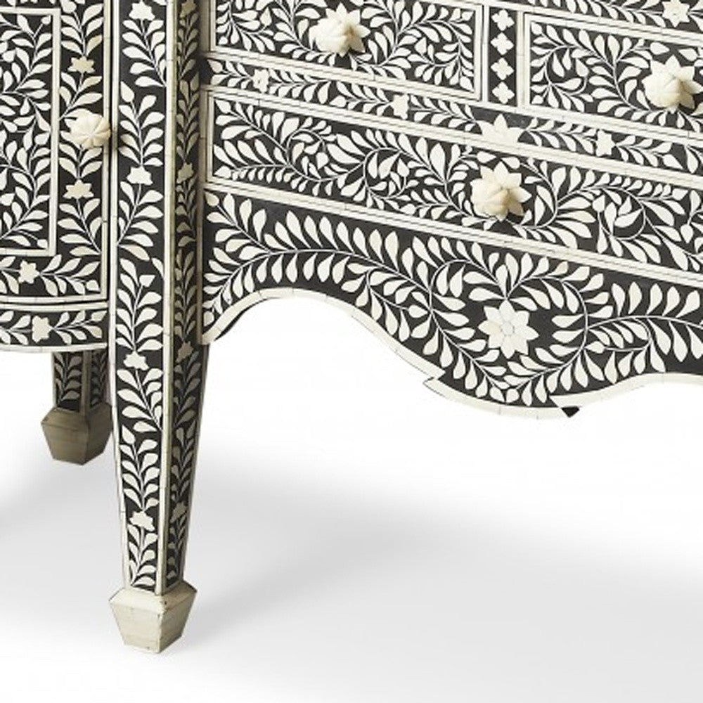 Victoria Black Bone Inlay Buffet