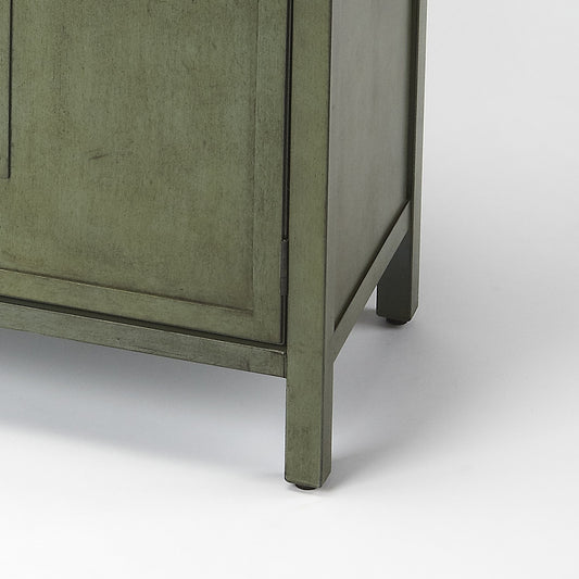 Imperial Green Console Cabinet