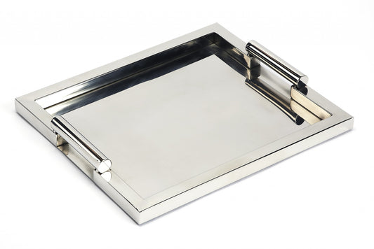 Modern Stainless Steel Serving Tray