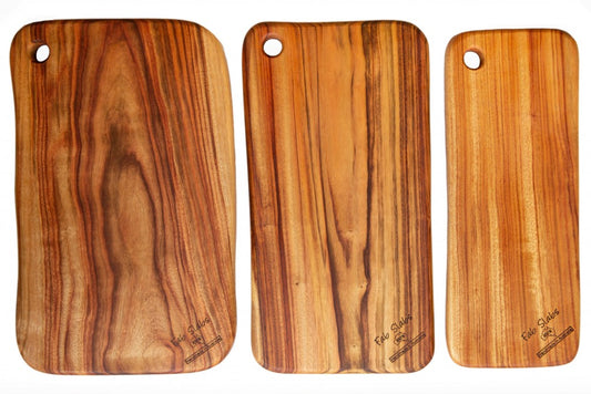 Natural Rounded Rectangle Narrow Anti-Bacterial Cutting Board