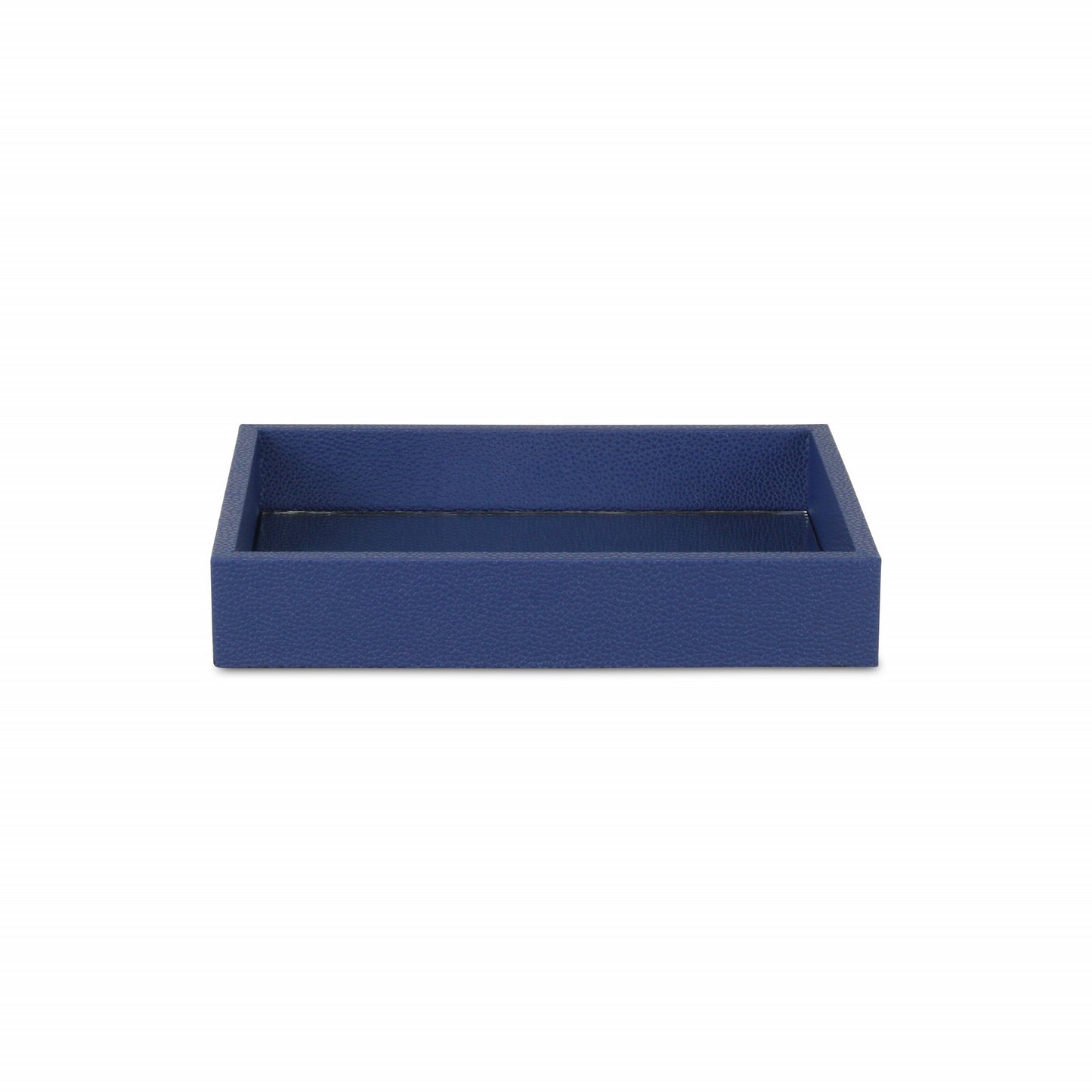 10" Navy Blue Rectangular Wood Handmade Tray