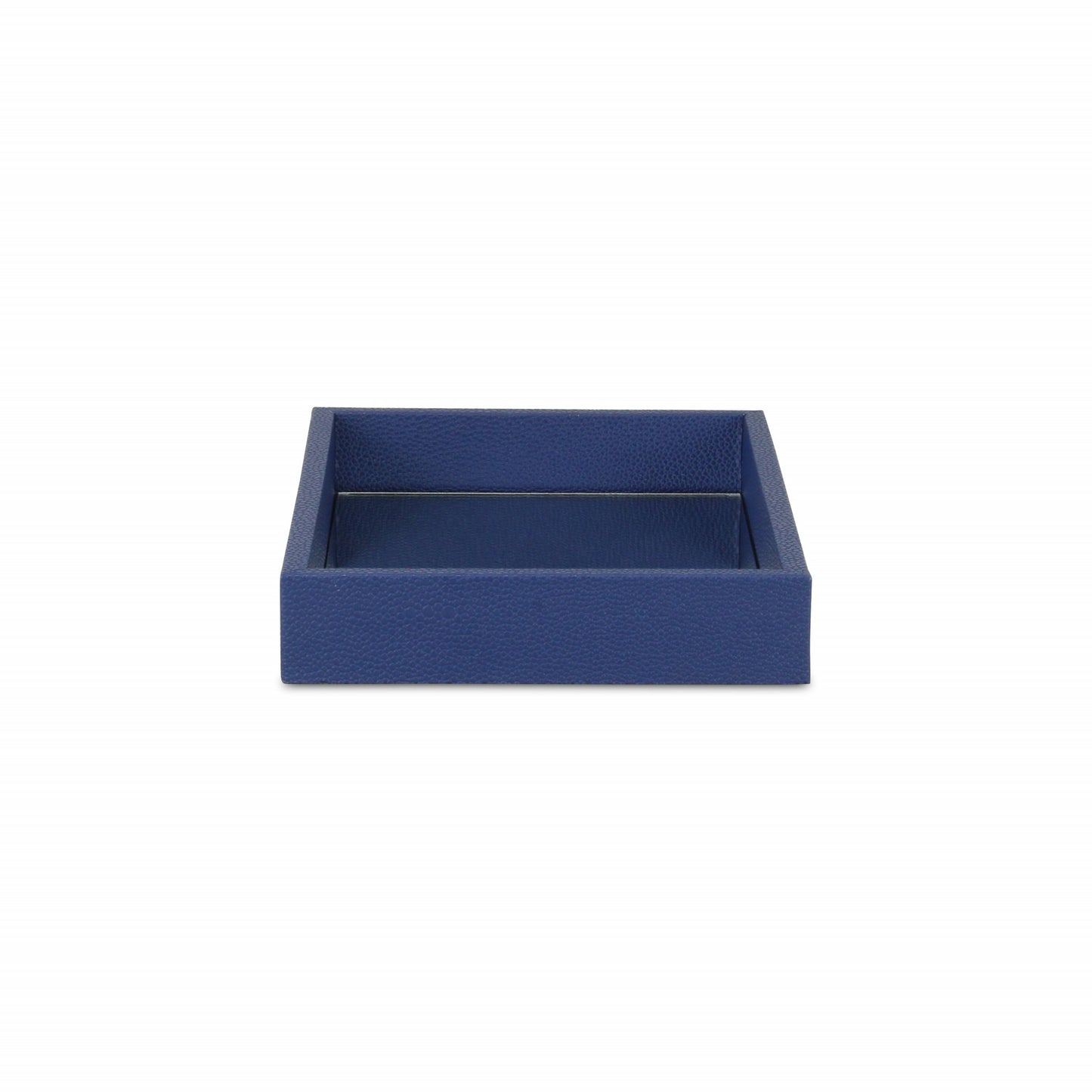 10" Navy Blue Rectangular Wood Handmade Tray