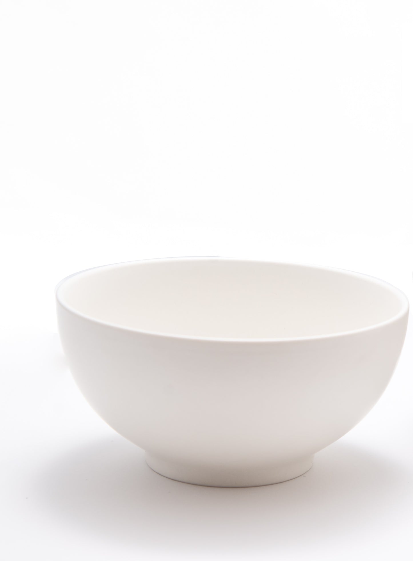 White Four Piece Porcelain Service For Four Bowl Set