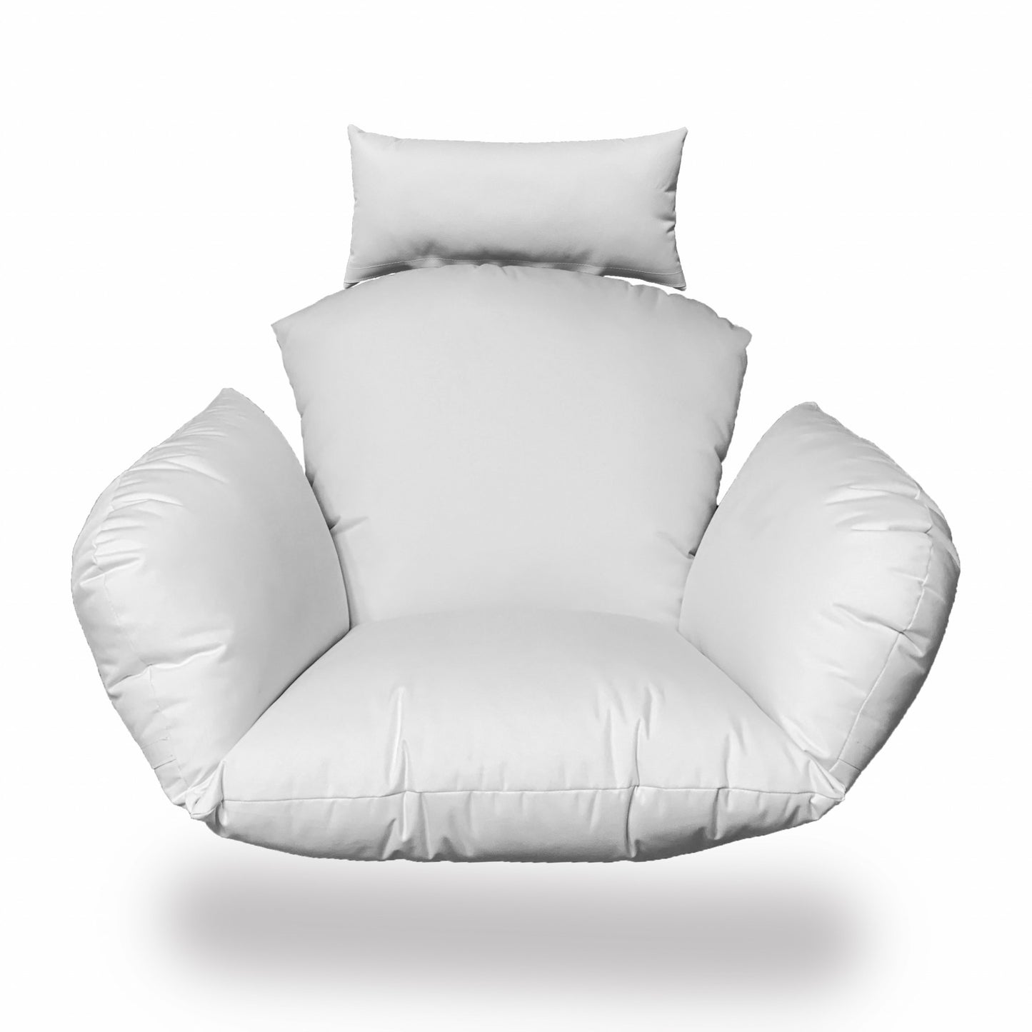 Primo White Indoor Outdoor Replacement Cushion for Egg Chair