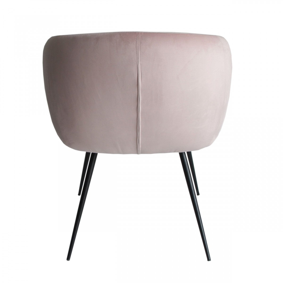 Pink Velvet Modern Dining Chair