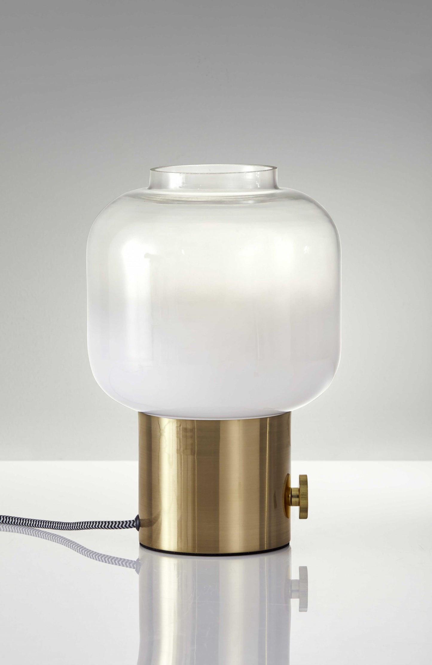 Mod Pod Brass Glass Table Lamp