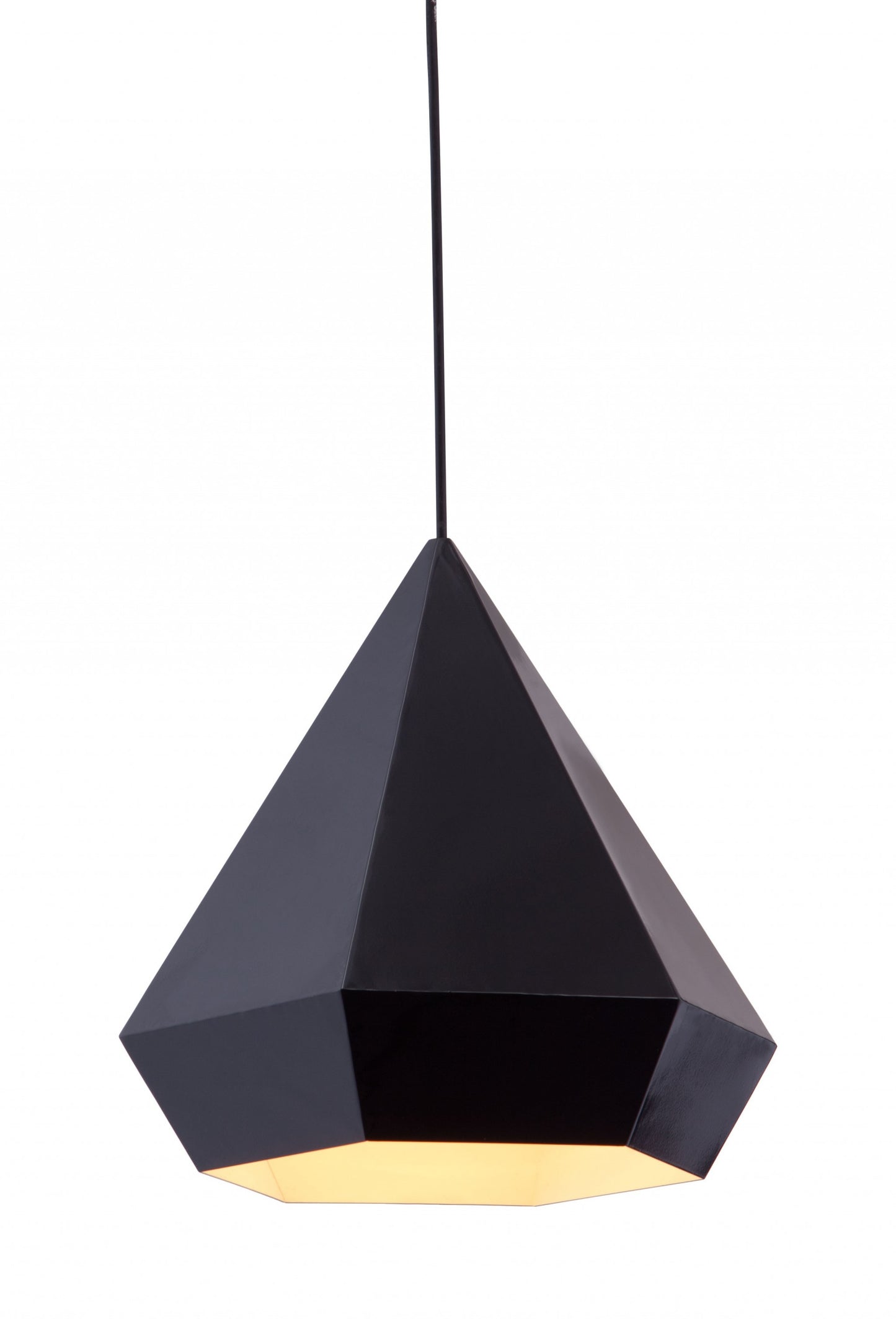 Black Lantern Metal Dimmable Ceiling Light With Black Shades