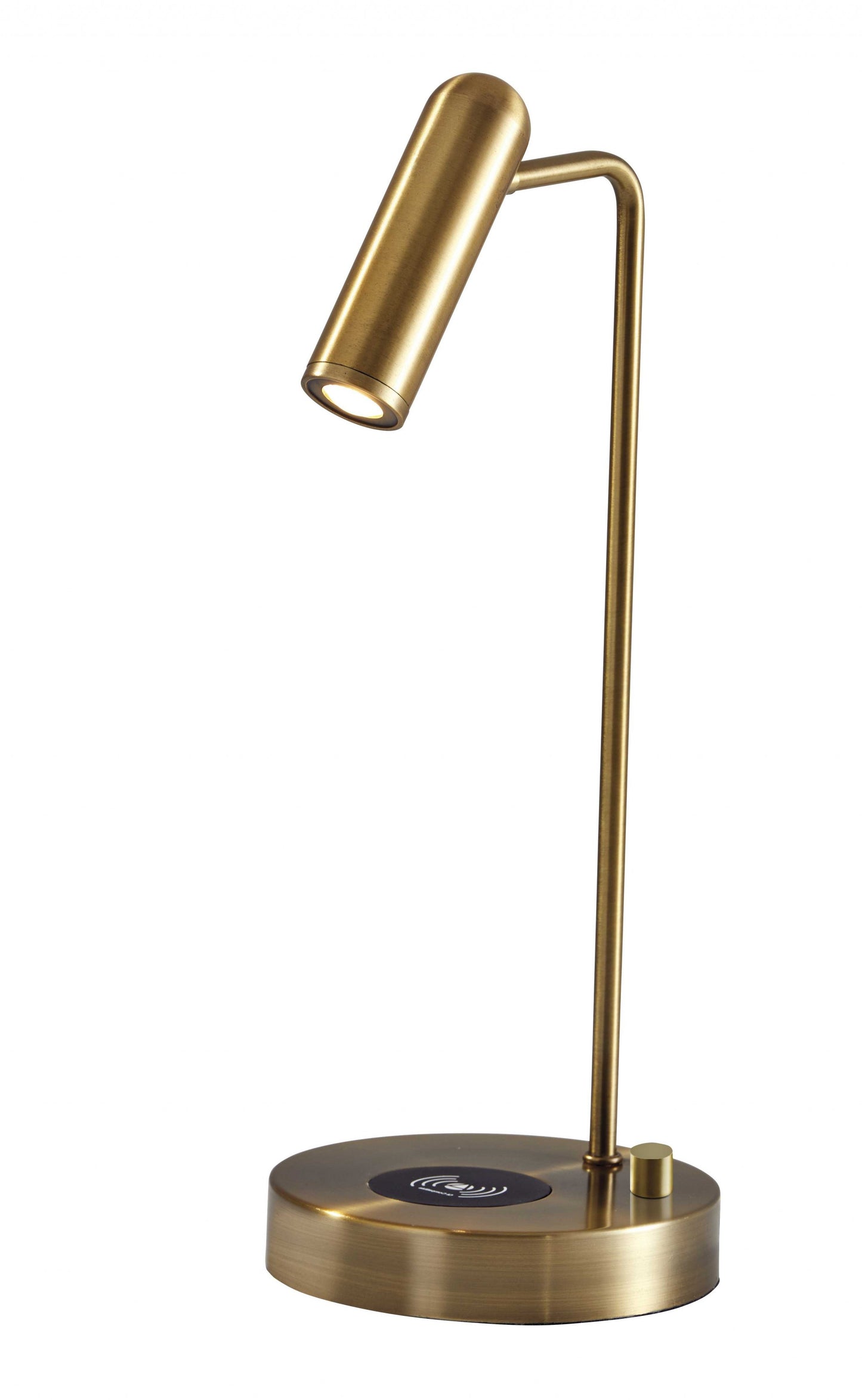 Ultra Sleek Brass Metal Led Desk Lamp