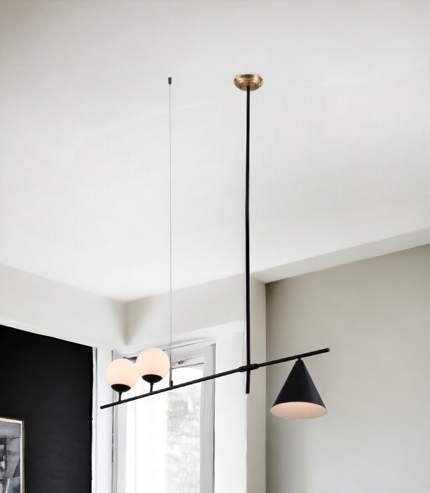 Black Town Ceiling Lamp