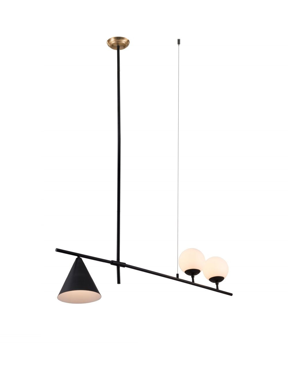 Black Town Ceiling Lamp