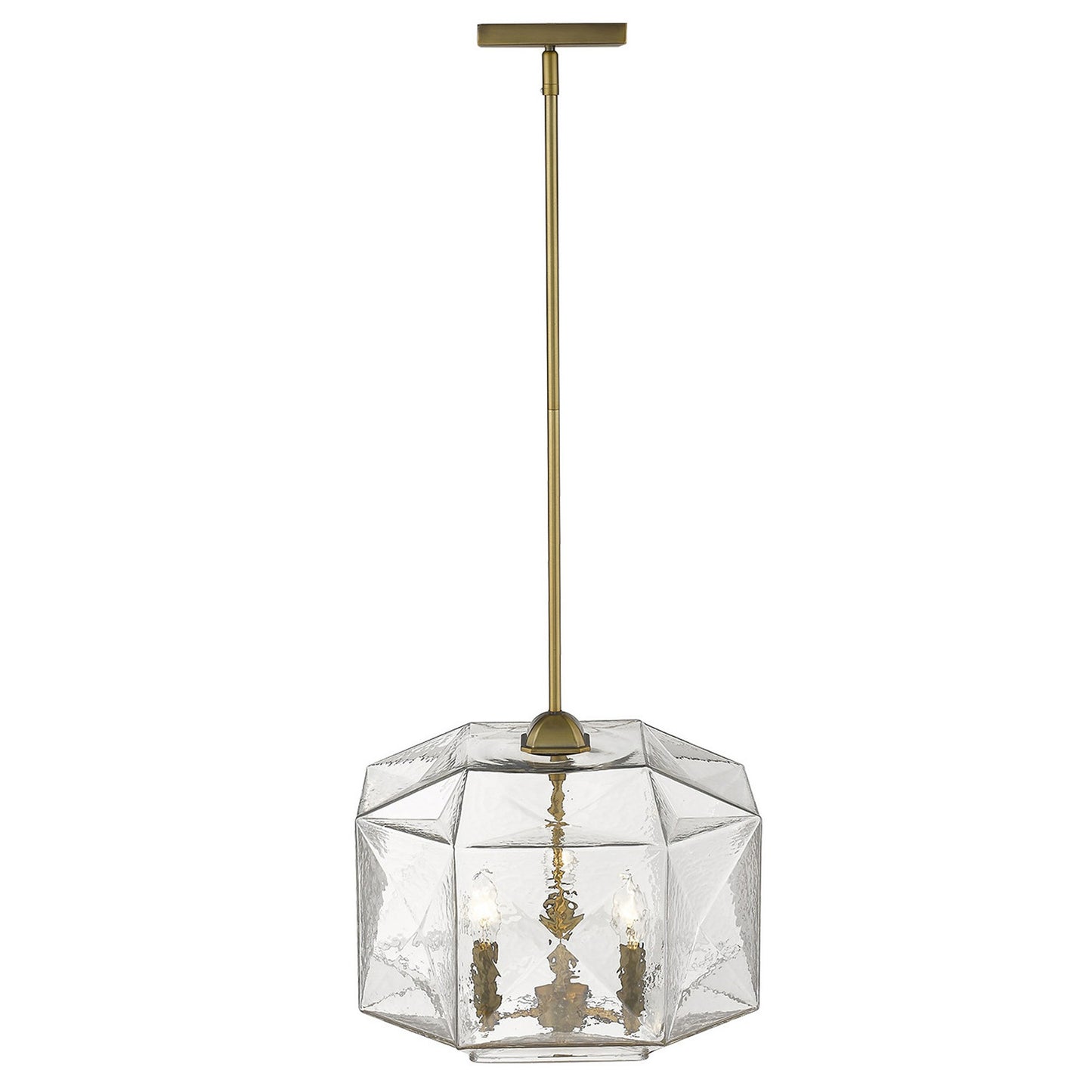 Loft 3-Light Brass Pendant