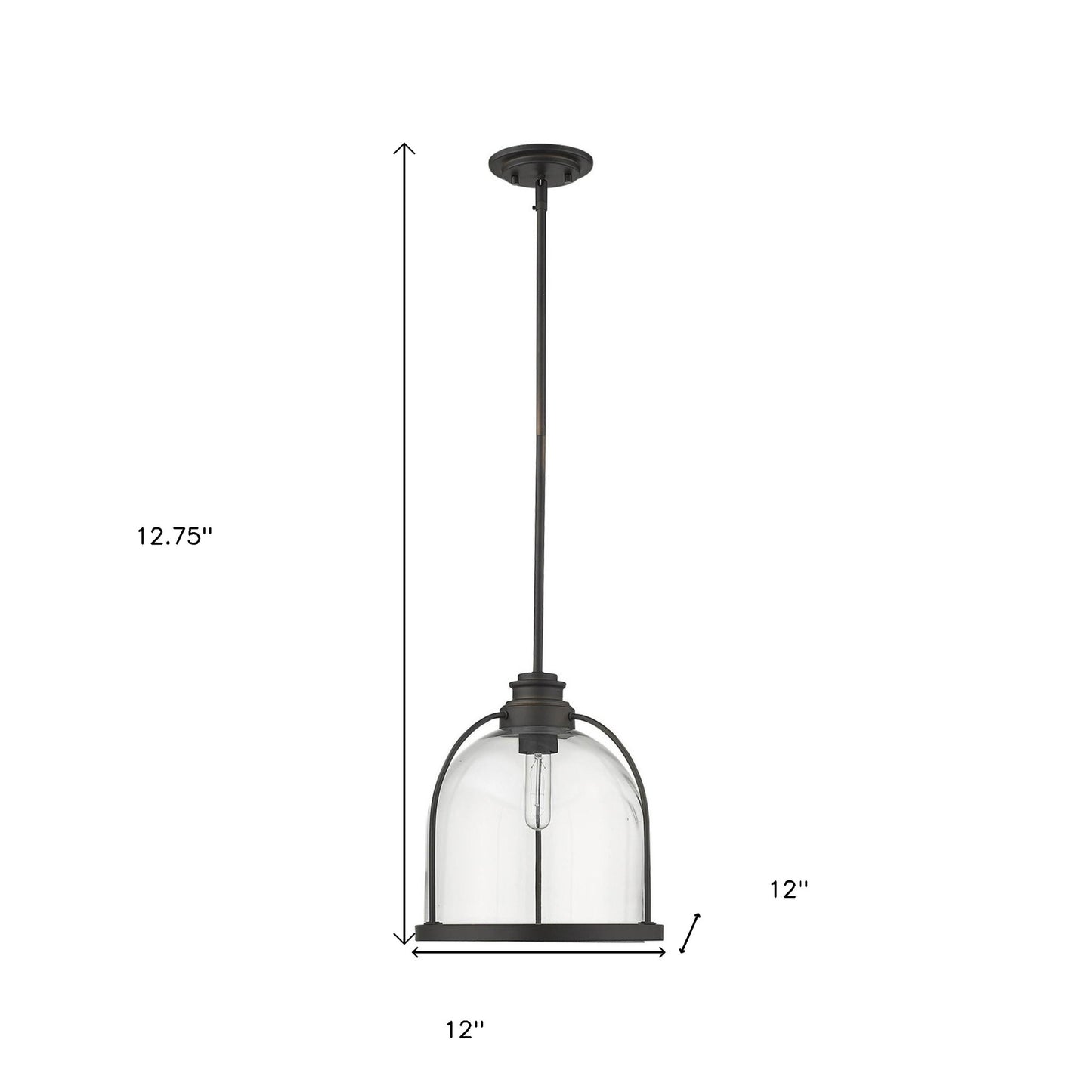 Stanton 1-Light Oil-Rubbed Bronze Pendant