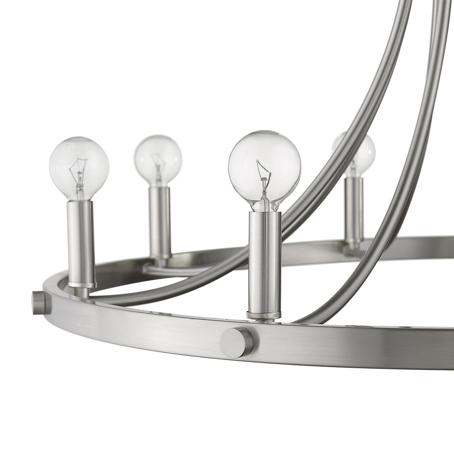 Sawyer 8-Light Satin Nickel Chandelier