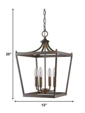 Kennedy 4-Light Oil-Rubbed Bronze Pendant