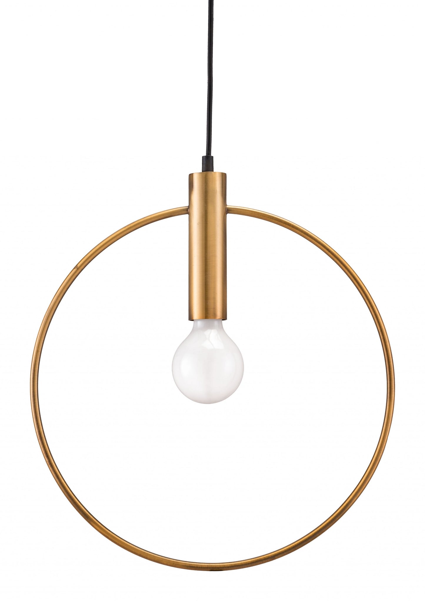 Gold Ring Ceiling Lamp