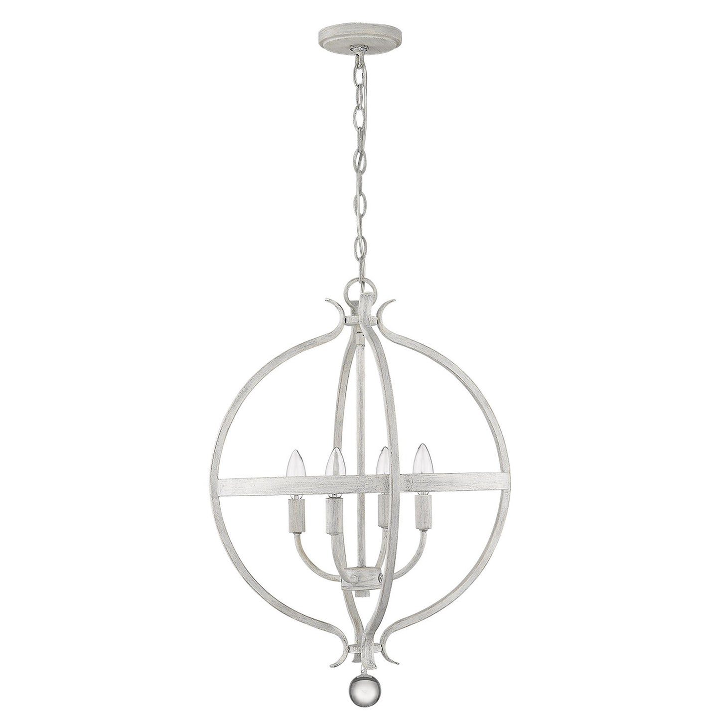 Callie 4-Light Country White Pendant