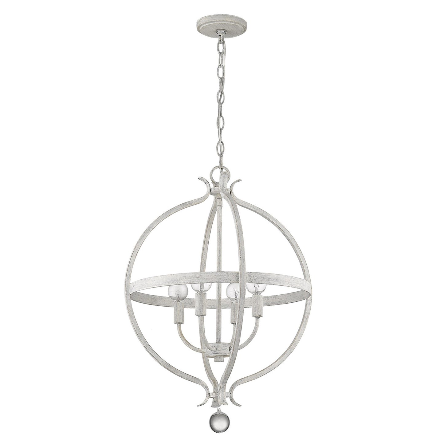 Callie 4-Light Country White Pendant