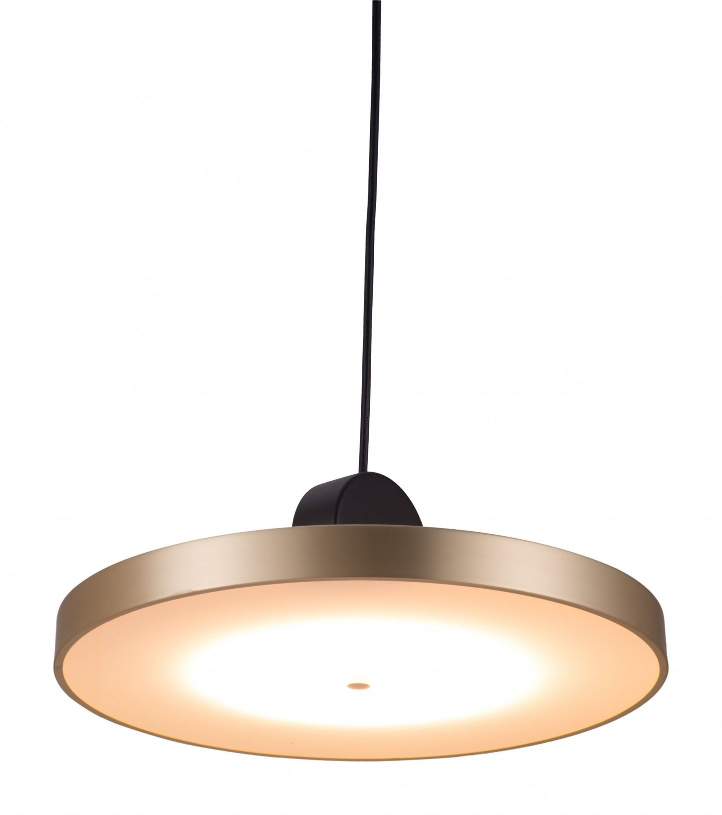 Gold Flat Deco Ceiling Lamp