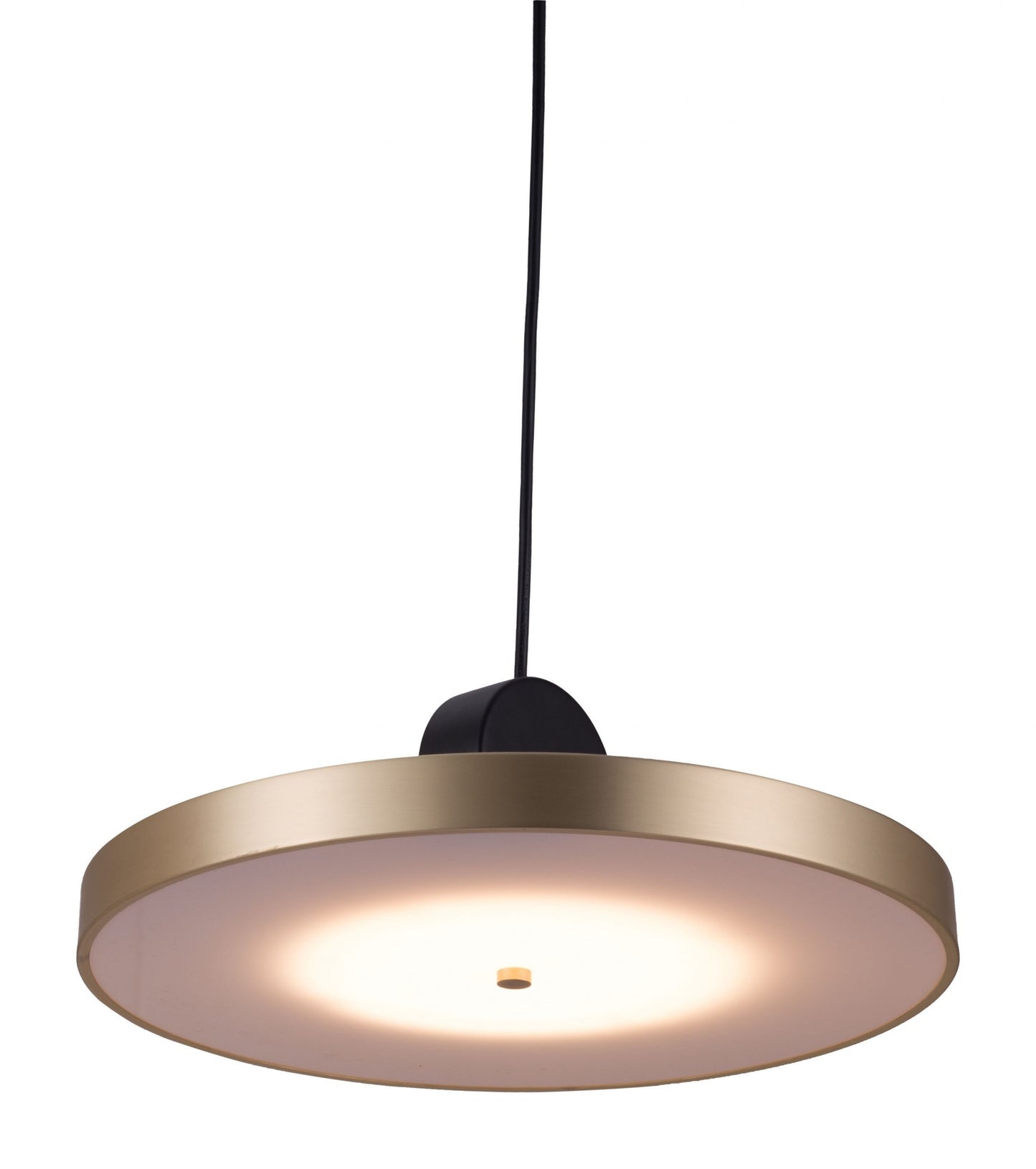 Gold Flat Deco Ceiling Lamp