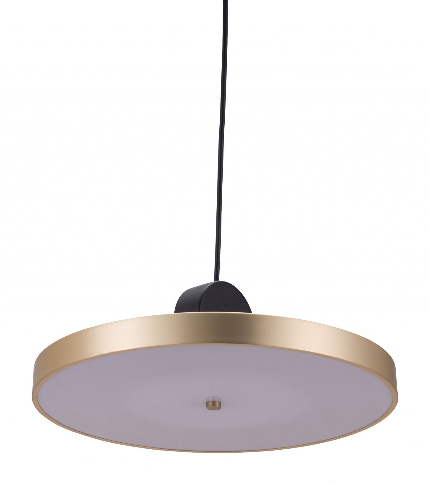 Gold Flat Deco Ceiling Lamp