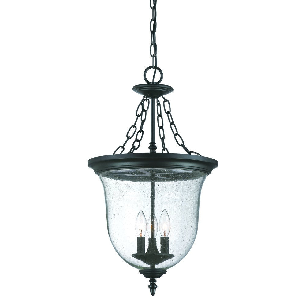 Belle 3-Light Matte black Hanging light