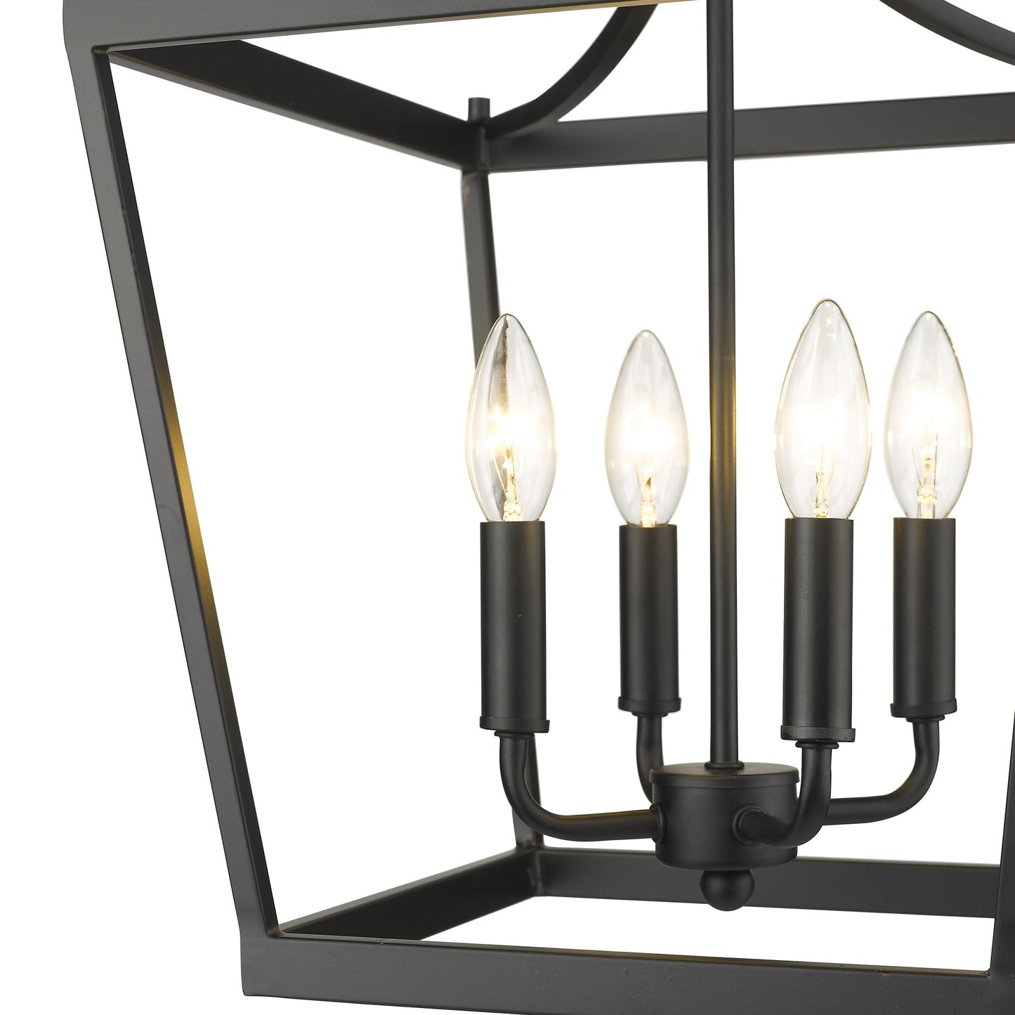 Kennedy 4-Light Matte Black Pendant