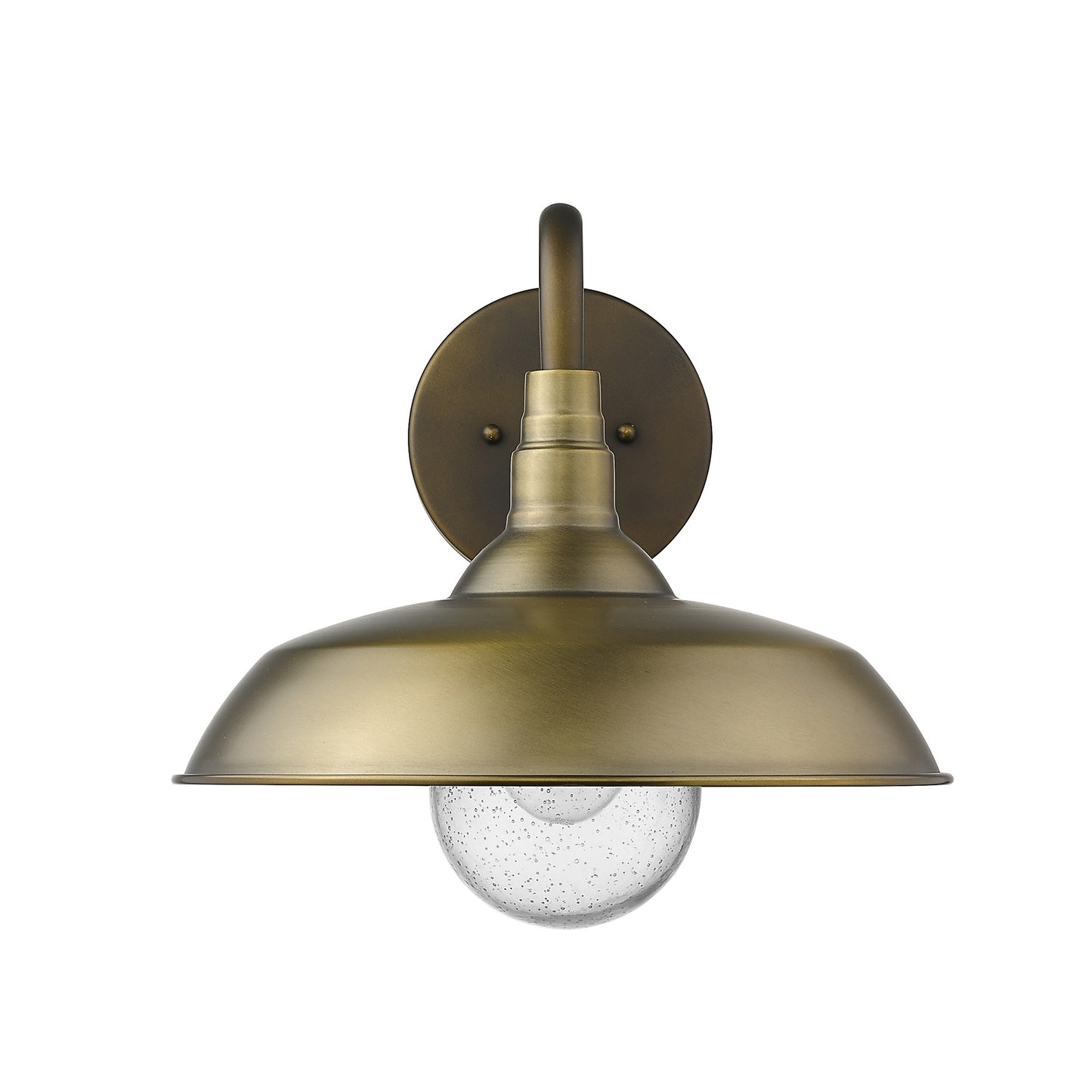 Burry 1-Light Antique Brass Wall Light