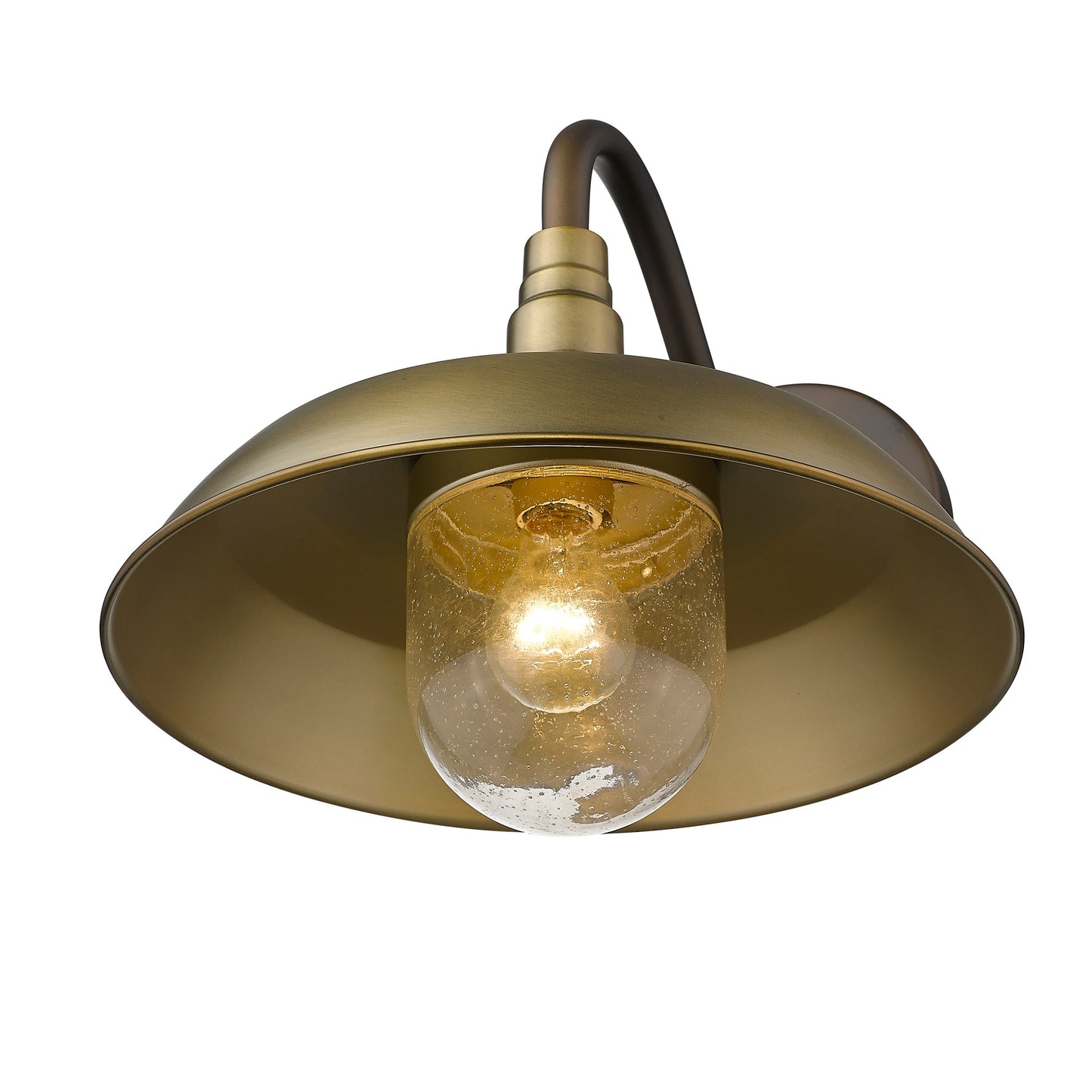 Burry 1-Light Antique Brass Wall Light