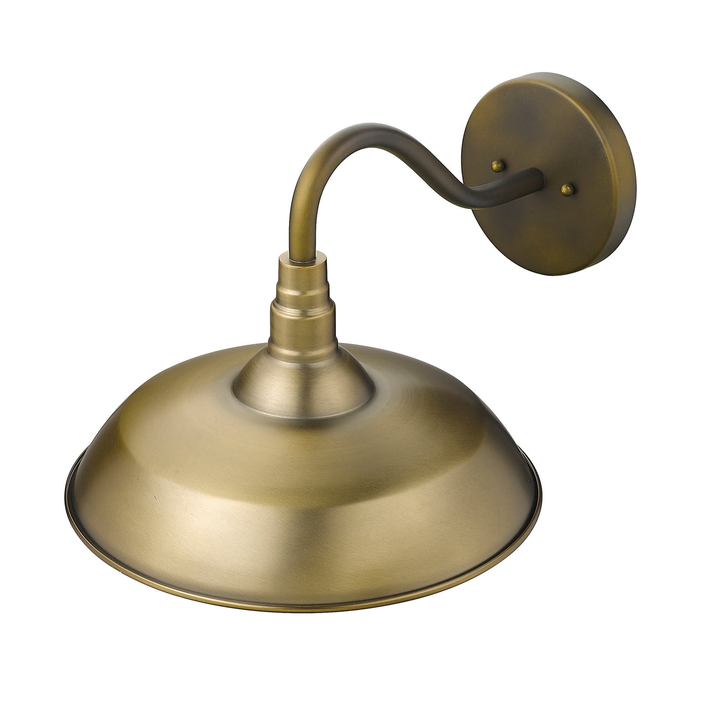 Burry 1-Light Antique Brass Wall Light