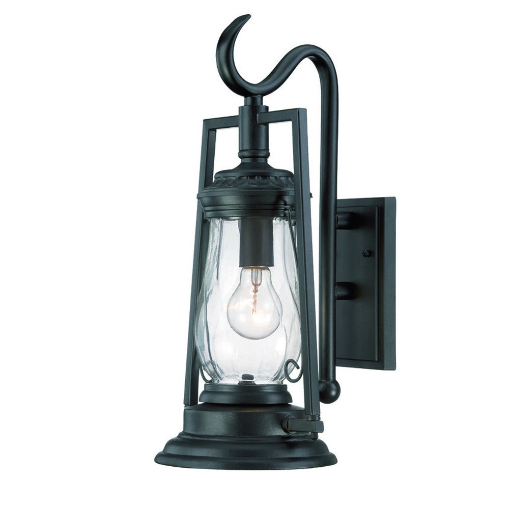 Matte Black Oil Lamp Wall Light