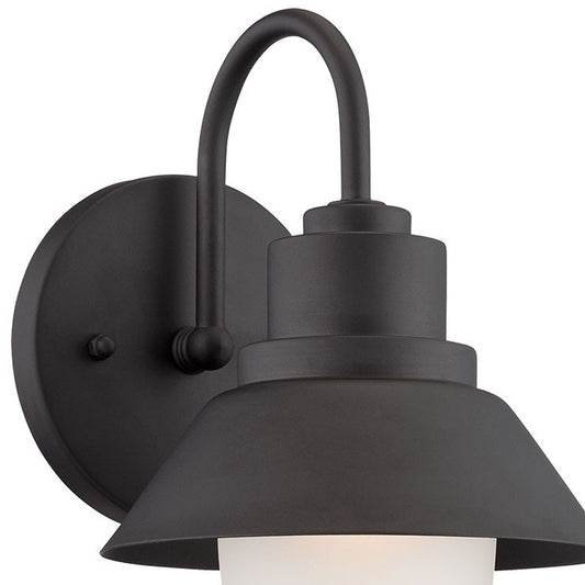 Matte Black Lamp Shade Wall Light