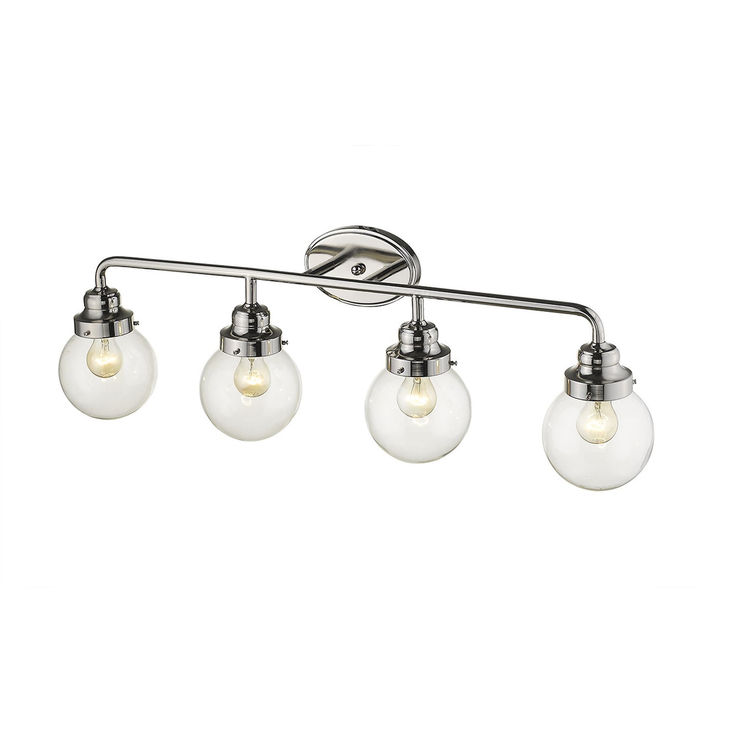 Portsmith 4-Light Polished Nickel Vanity