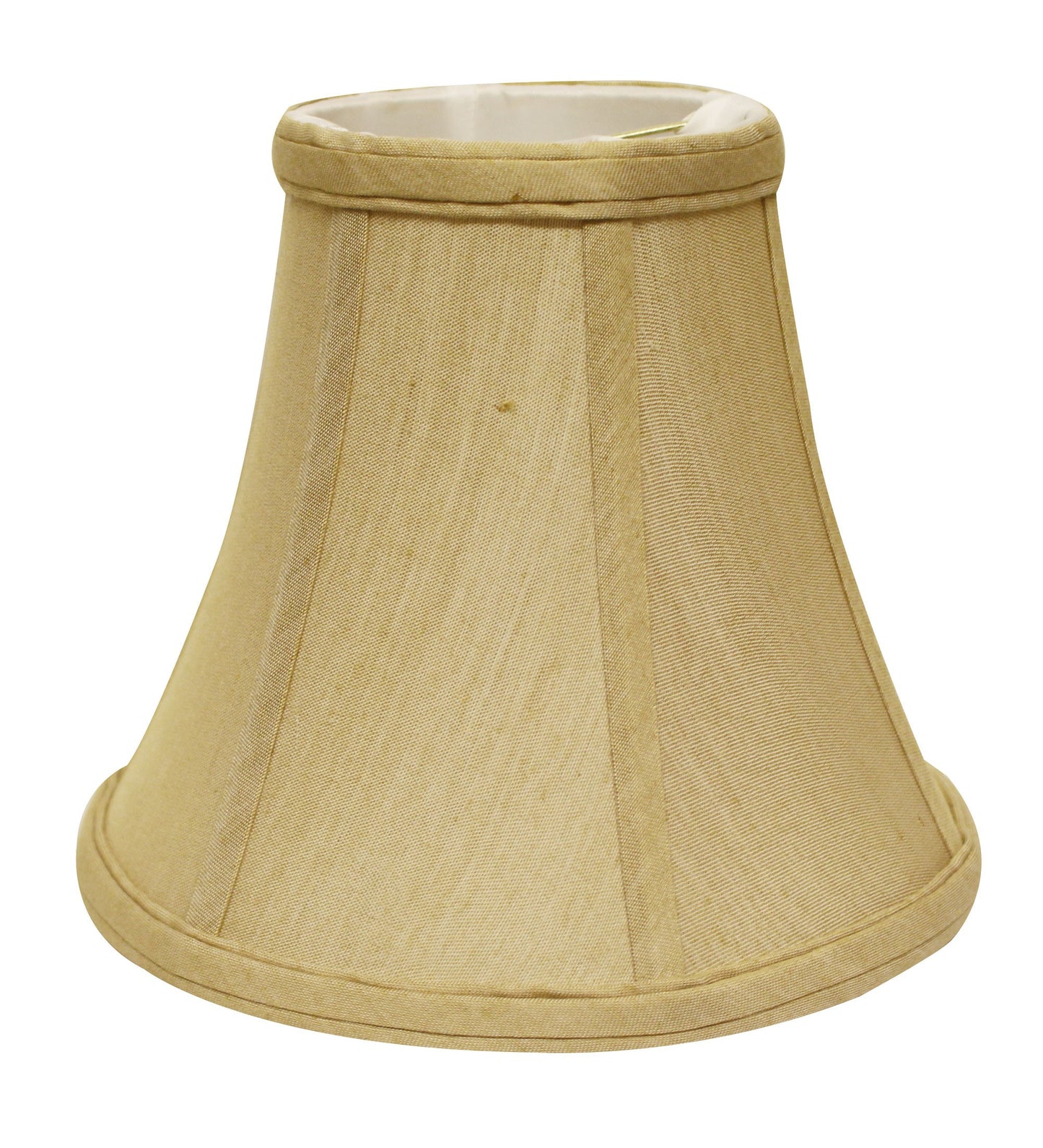 8" Pale Brown Premium Bell No Slub Lampshade