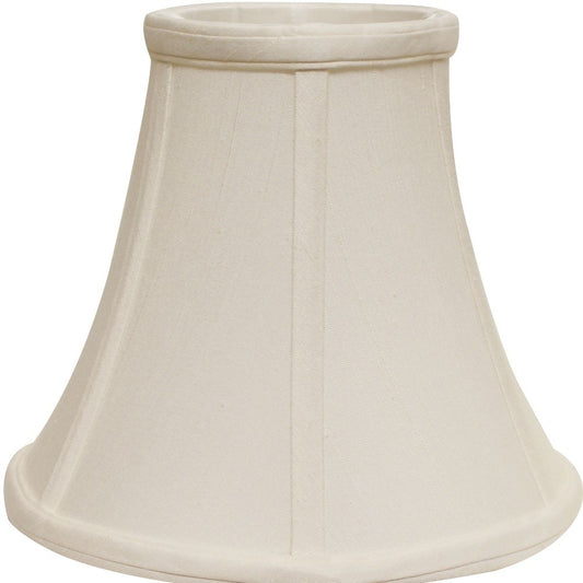 18" White Premium Bell Monay Shantung Lampshade