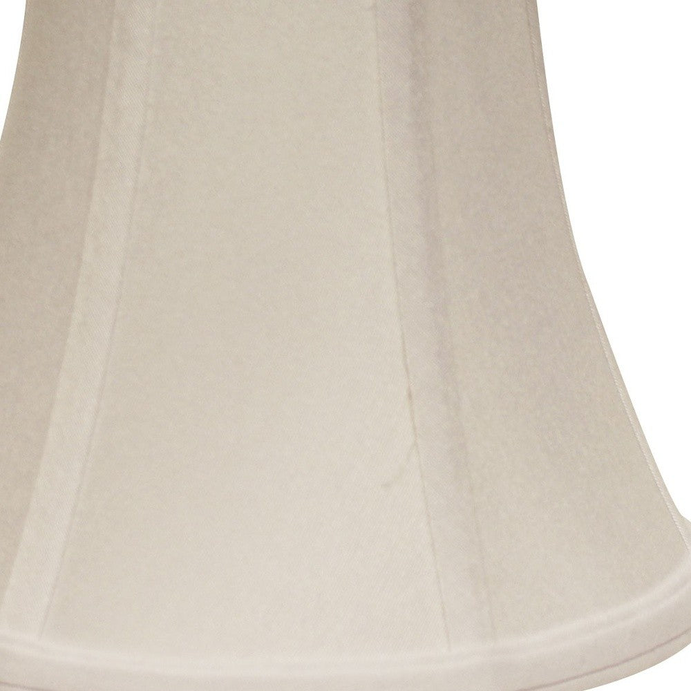 18" Snow Premium Bell No Slub Lampshade