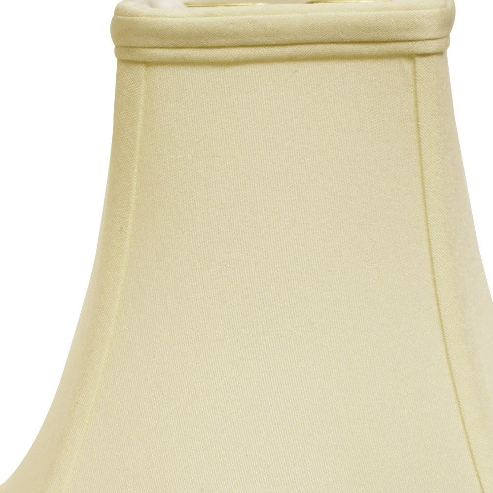 14" Ivory Premium Square No Slub Lampshade